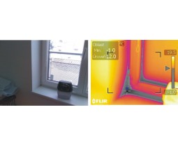 provedení připojovací spáry okna bez použití funkčních pásek a nedostatečné vyplnění tepelným izolantem 