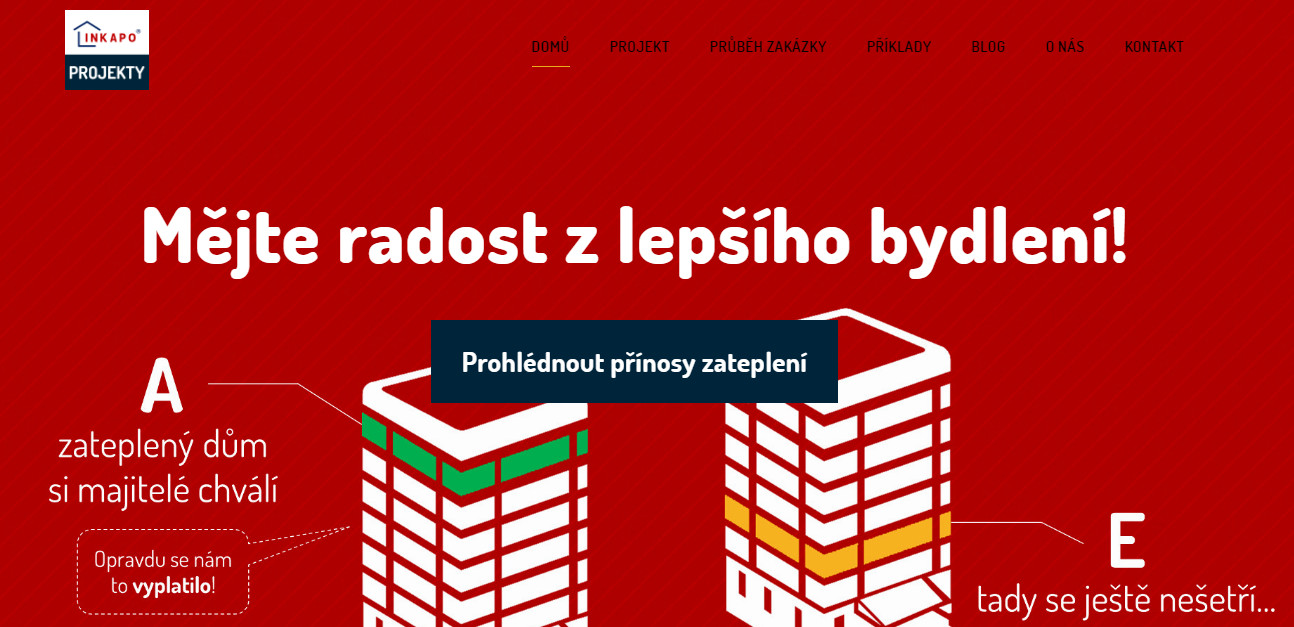 Projekty INKAPO - web o zateplování a revitalizaci bytových domů